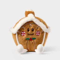6" Gingerbread House Plush - Gigglescape™