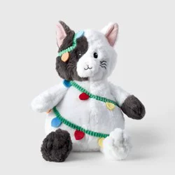 12" Cat with Lights Stuffed Animal - Gigglescape™