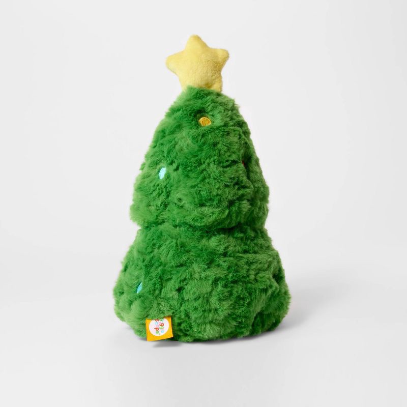 slide 3 of 3, 9" Christmas Tree Plush - Gigglescape™, 1 ct