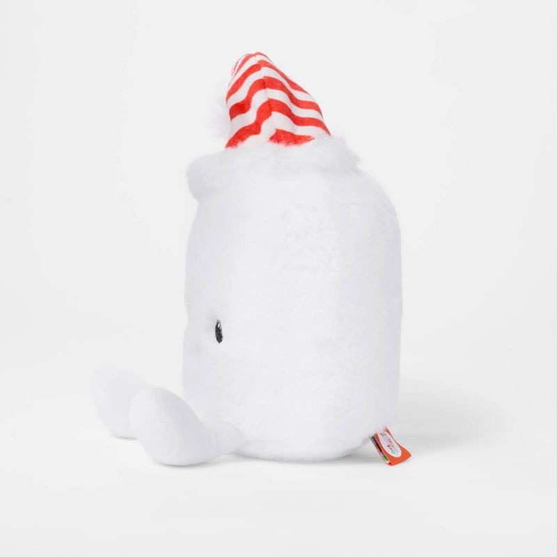 slide 3 of 3, 5.5" Marshmallow with Hat Plush - Gigglescape™, 1 ct