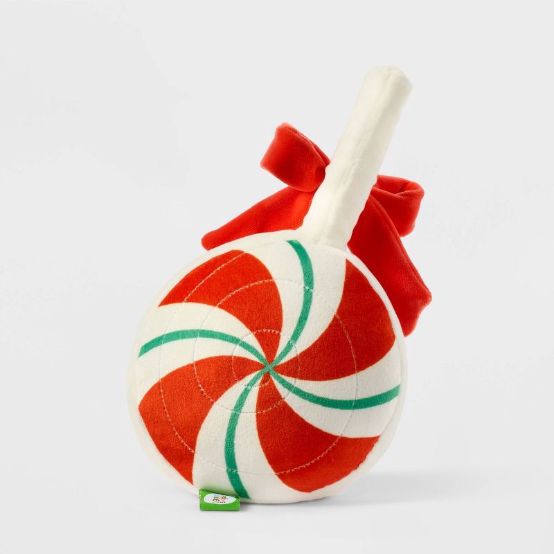 slide 3 of 5, 9" Peppermint Lollipop Plush - Gigglescape™, 1 ct