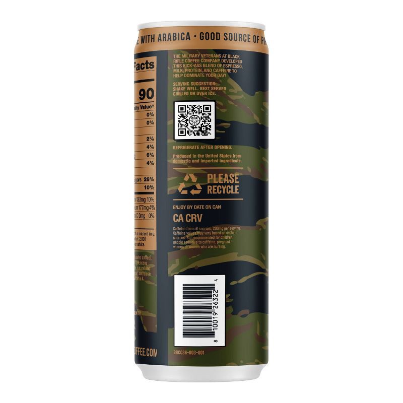 slide 2 of 3, Black Rifle Coffee Company Espresso Mocha Ready To Drink Coffee - 11 fl oz, 11 fl oz