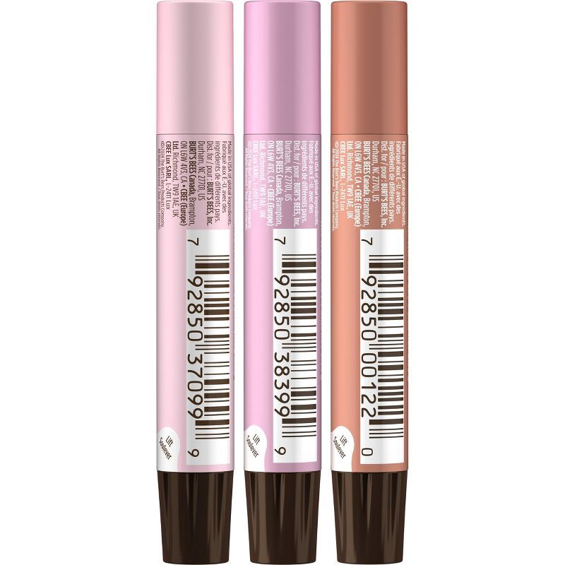 slide 6 of 6, Burt's Bees Holiday Limited Edition Stocking Stuffer Kissable Color Lip Balm Gift Set - Frosty - 3pc, 3 ct