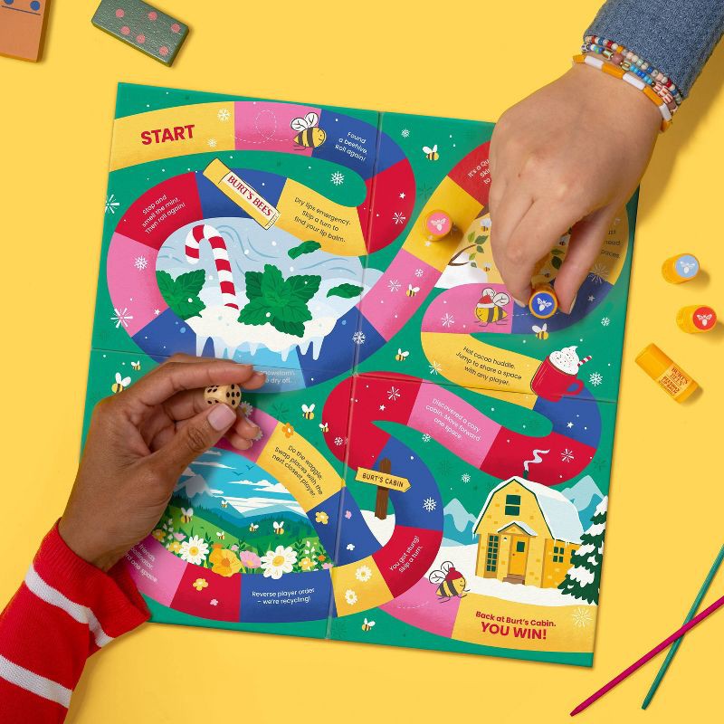 slide 3 of 14, Burt's Bees Holiday Limited Edition Follow that Bee Board Game Lip Balm Gift Set, 1 ct