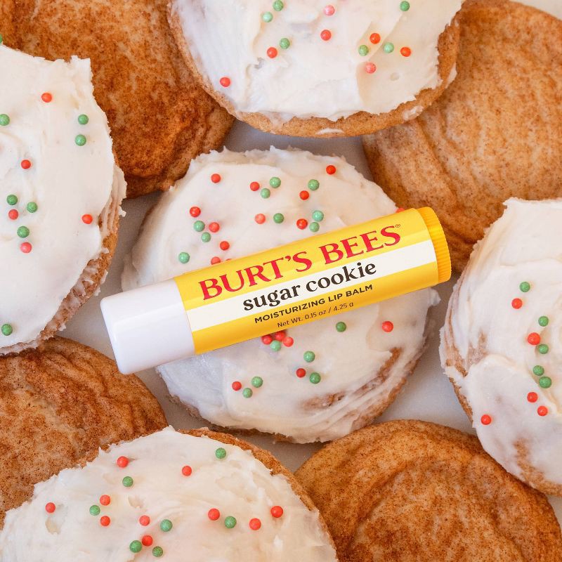 slide 7 of 9, Burt's Bees Holiday Limited Edition Stocking Stuffer Moisturizing Lip Balm - Sugar Cookie Blister - 0.15oz, 0.15 oz