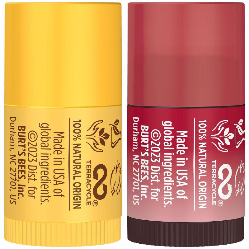 slide 11 of 11, Burt's Bees Holiday Limited Edition Stocking Stuffer Mini Lip Balms - Beeswax + Red Dahlia - 0.049oz/2ct, 0.049 oz, 2 ct