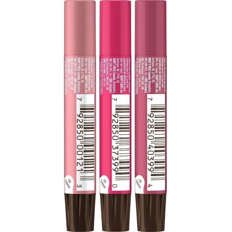 slide 7 of 7, Burt's Bees Holiday Limited Edition Stocking Stuffer Kissable Color Lip Balm Gift Set - Warm - 3pc, 3 ct