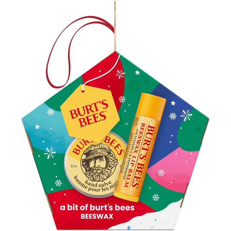 slide 1 of 10, Burt's Bees Holiday Stocking Stuffer Bit of Burt's Gift Set - Beeswax - 2pc, 2 ct