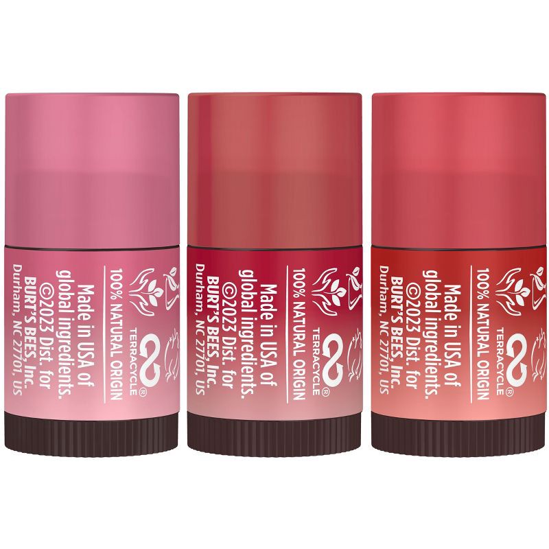 slide 8 of 8, Burt's Bees Holiday Limited Edition Stocking Stuffer Mini Lip Balms - Mini Rose + Red Dhalia + Hibiscus - 0.049oz/3ct, 0.049 oz, 3 ct