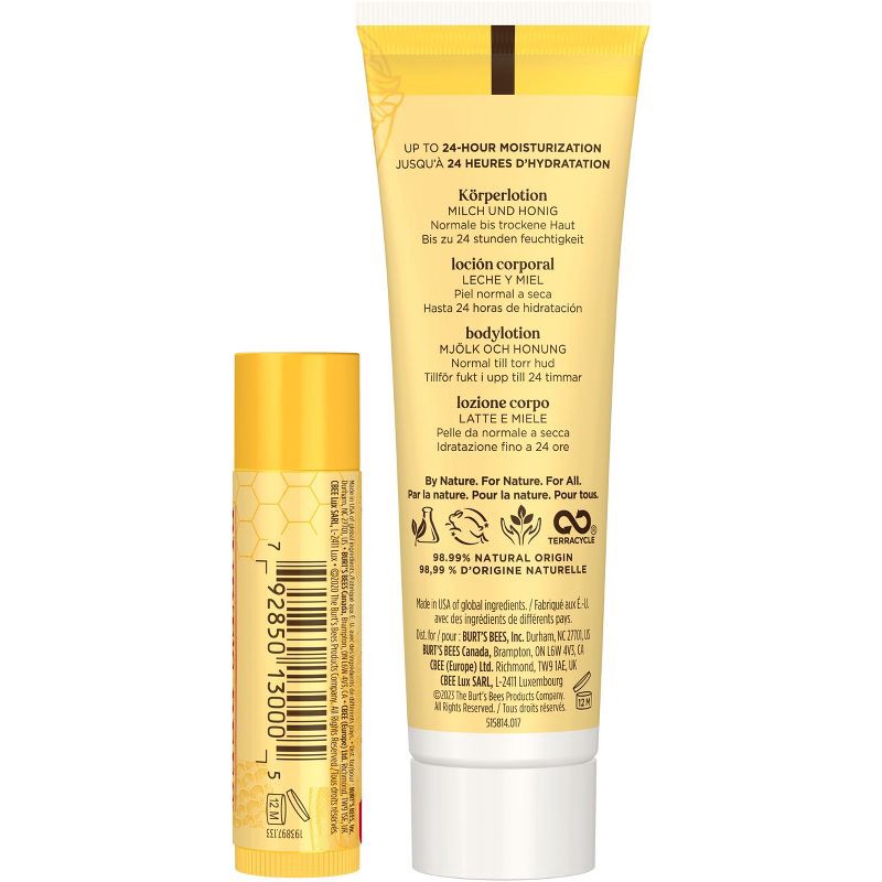 slide 10 of 10, Burt's Bees Holiday Limited Edition Stocking Stuffer Hive Favorites Gift Set - Beeswax - 2pc, 2 ct