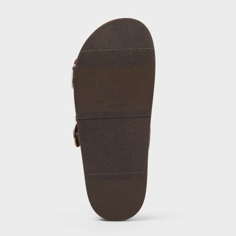 slide 4 of 4, Women's Collin Sandals with Memory Foam Insole - Universal Thread™ Dark Brown 8.5, 1 ct