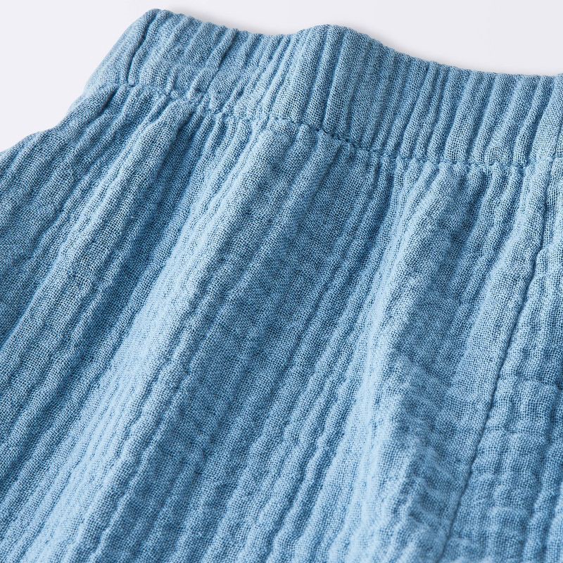 slide 2 of 4, Baby Girls' 2pc Gauze Long Sleeve Top and Bloomer Set - Cloud Island™ Blue 18M, 2 ct