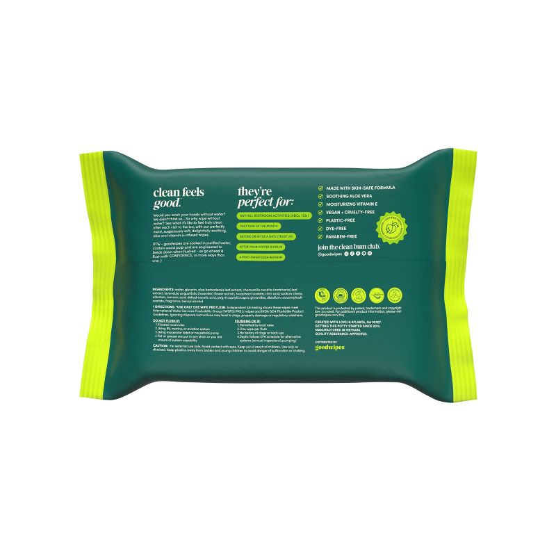 slide 4 of 8, Goodwipes Flushable Personal Wipes - Botanical Bliss - 50ct/2pk, 2 pk; 50 ct