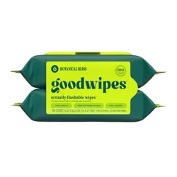 Goodwipes Flushable Personal Wipes - Botanical Bliss - 50ct/2pk