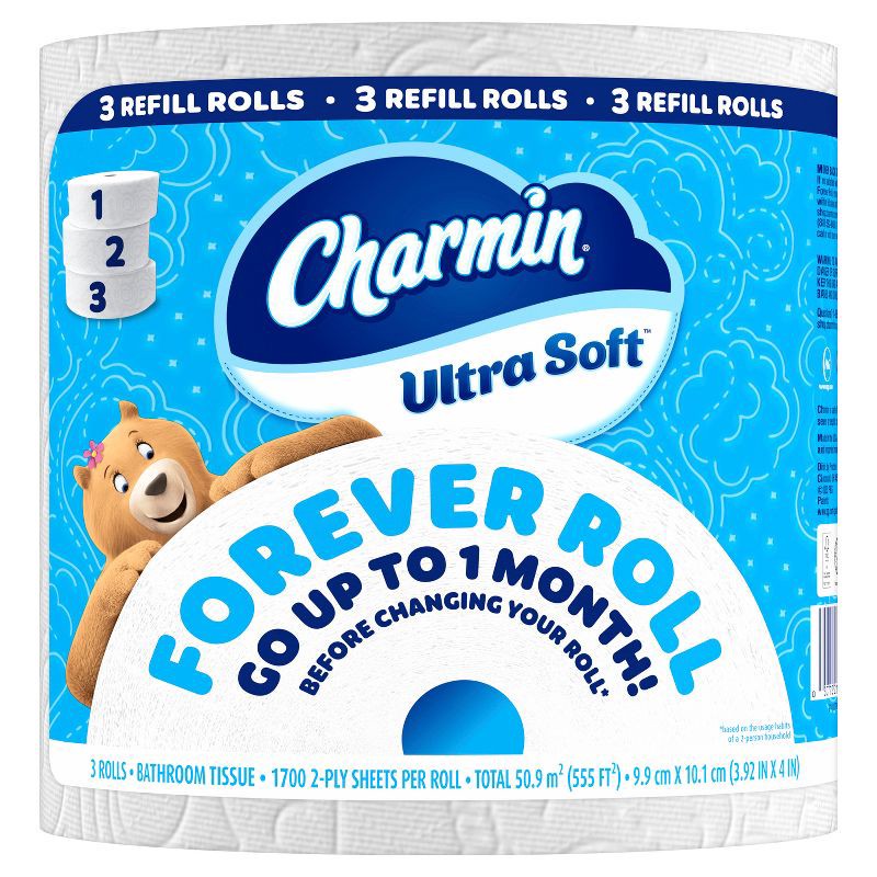 Charmin Ultra Soft Toilet Paper Forever Roll - Thumbnail 5