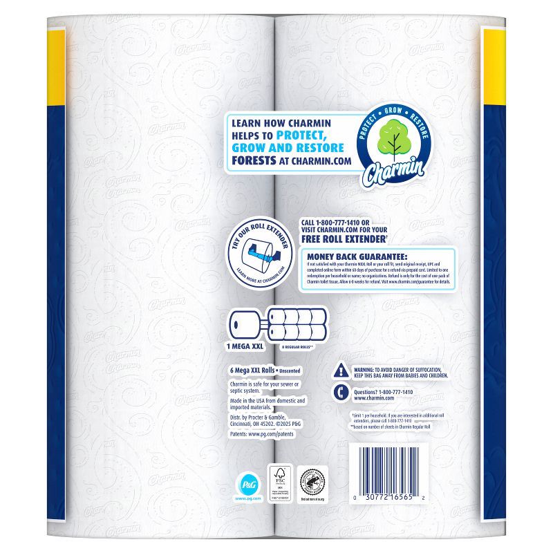 slide 16 of 16, Charmin Ultra Soft Bath Septic-Safe Toilet Paper - 6 Mega XXL Rolls, 1 ct