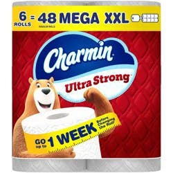 Charmin Ultra Strong Bath Septic-Safe Toilet Paper - 6 Mega XXL Rolls