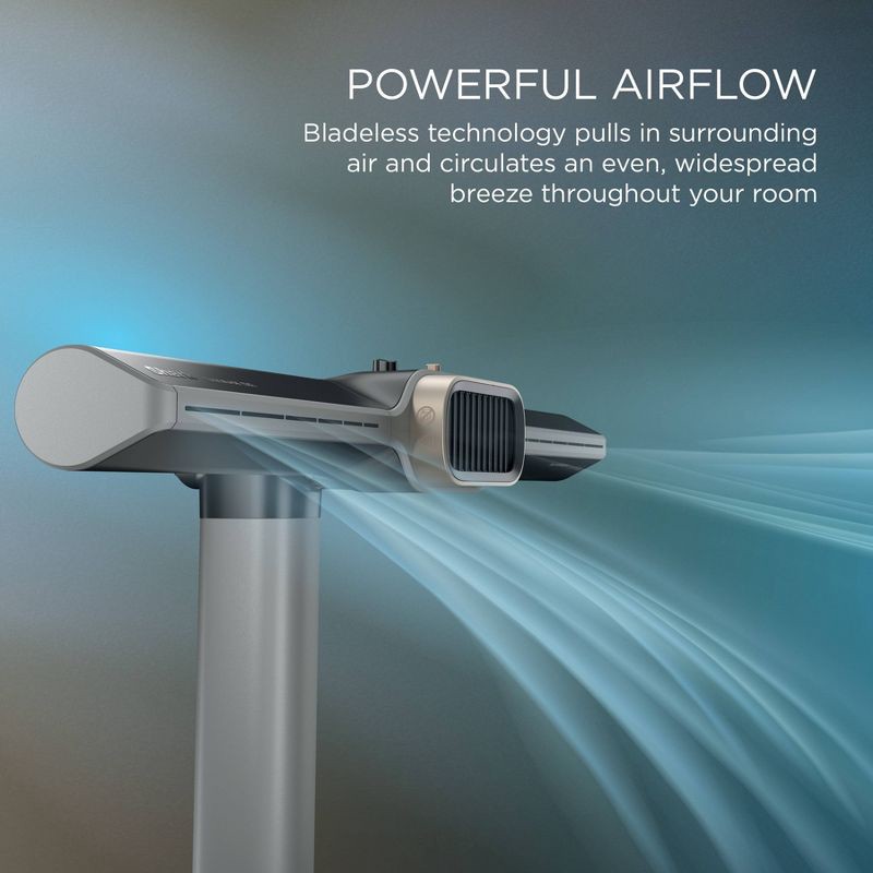 slide 15 of 15, Shark TurboBlade Cool and Heat Ultra Customizable Bladeless Tower Fan and Heater Pivots Twists Oscillates TH202, 1 ct