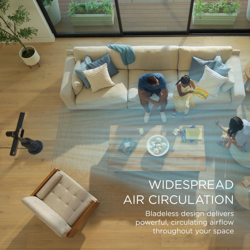 slide 10 of 15, Shark TurboBlade Cool and Heat Ultra Customizable Bladeless Tower Fan and Heater Pivots Twists Oscillates TH202, 1 ct