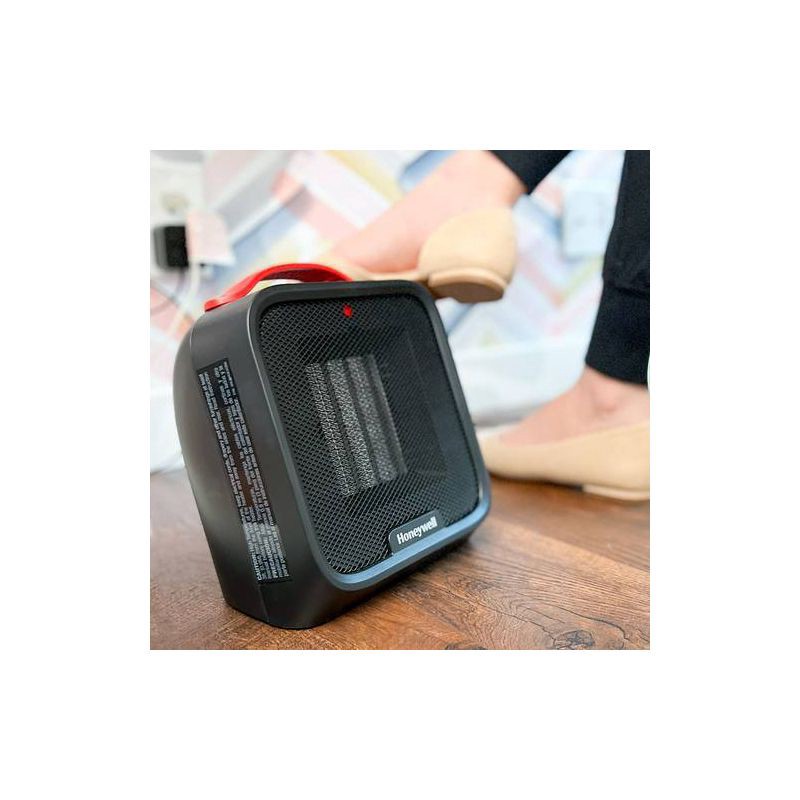 slide 8 of 8, Honeywell Uber Heat 5 Ceramic Heater Black, 1 ct