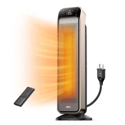 DREO 1500W Solaris Max 25" Ceramic Space Heater Oscillating Fast Heat and Ultra-Quiet ECO Mode Remote
