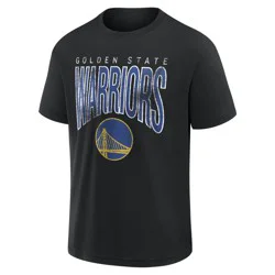 NBA Golden State Warriors Men's Black Short Sleeve T-Shirt - M