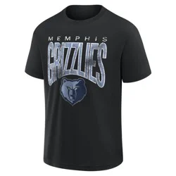 NBA Memphis Grizzlies Men's Black Short Sleeve T-Shirt - L
