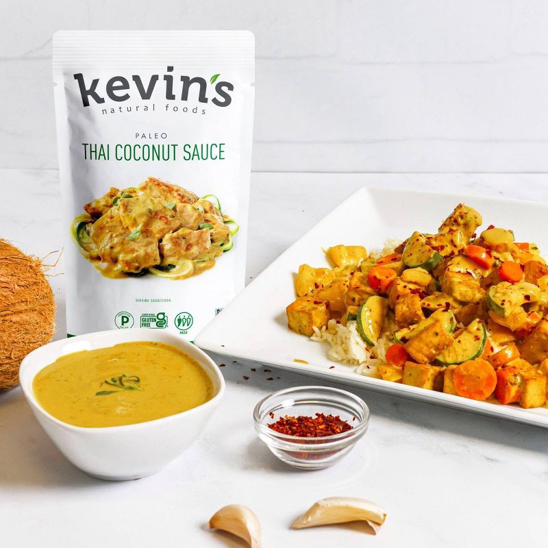 slide 4 of 4, Kevin's Natural Foods Thai Coconut Sauce - 7oz, 7 oz