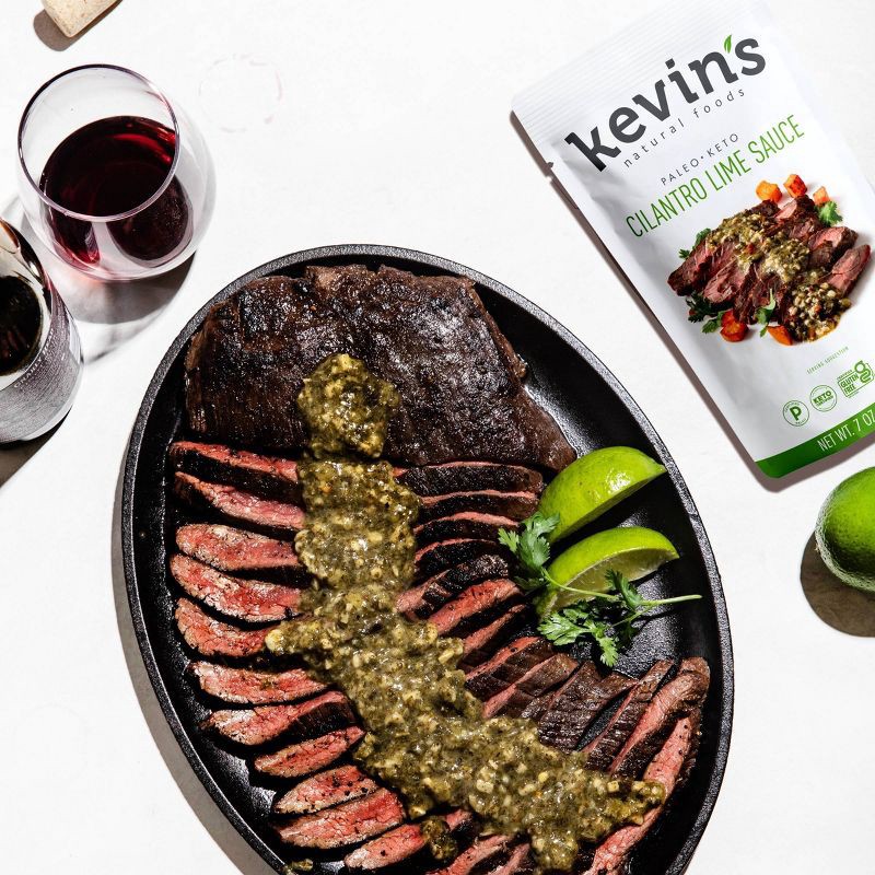 slide 3 of 3, Kevin's Natural Foods Cilantro Lime Sauce - 7oz, 7 oz