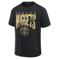 NBA Denver Nuggets Men's Black Short Sleeve T-Shirt - XXL