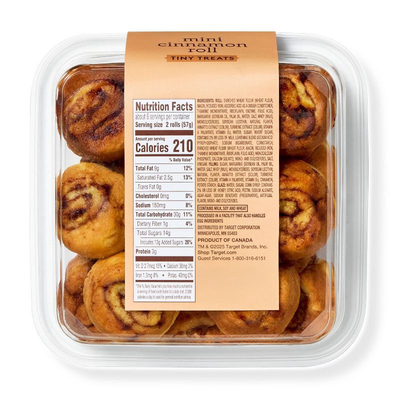 slide 2 of 3, Mini Cinnamon Rolls - 12ct - Favorite Day™, 12 ct