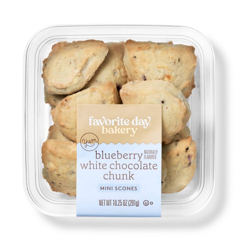 slide 1 of 3, Mini Blueberry White Chocolate Scones - 12ct - Favorite Day™, 12 ct