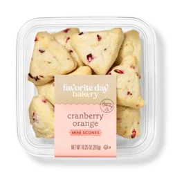 Mini Orange Cranberry Scones - 12ct - Favorite Day™