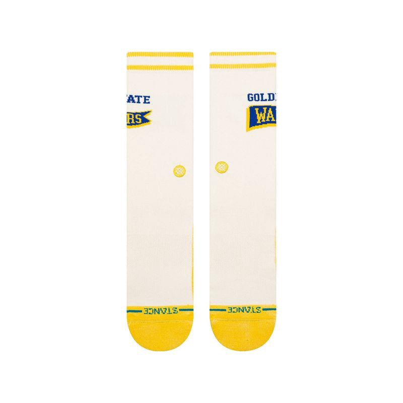 slide 2 of 5, NBA Golden State Warriors Victory Large Crew Socks, 1 ct