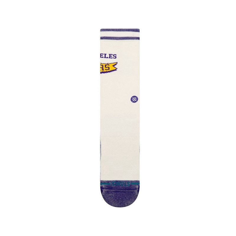 slide 4 of 5, NBA Los Angeles Lakers Victory Large Crew Socks, 1 ct