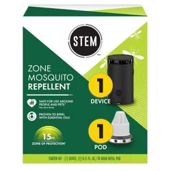 STEM Mosquito Repellent Zone Device Starter Kit - 1 Device + 1 Refill Pod