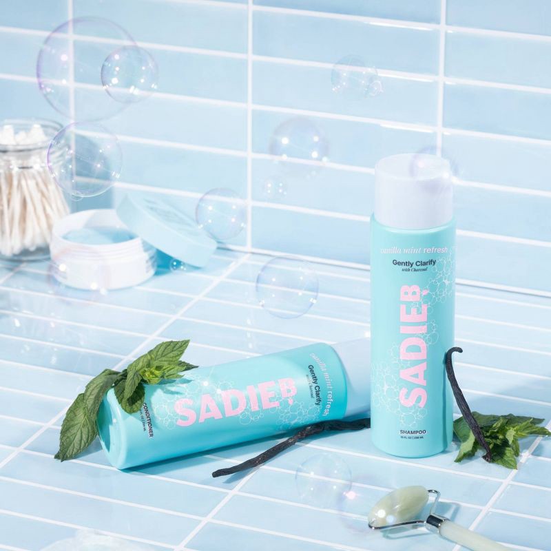 slide 2 of 8, SadieB Personal Care SadieB Vanilla Mint Refresh - Gently Clarify Shampoo - 10 oz, 10 oz