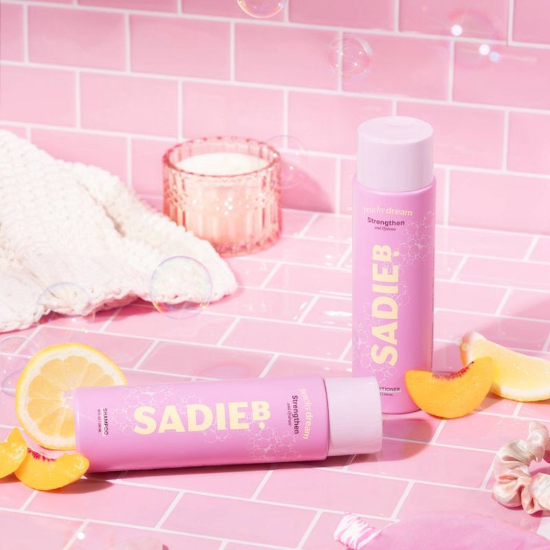 slide 2 of 8, SadieB Personal Care SadieB Peachy Dream - Strengthen & Hydrate Conditioner - 10 oz, 10 oz