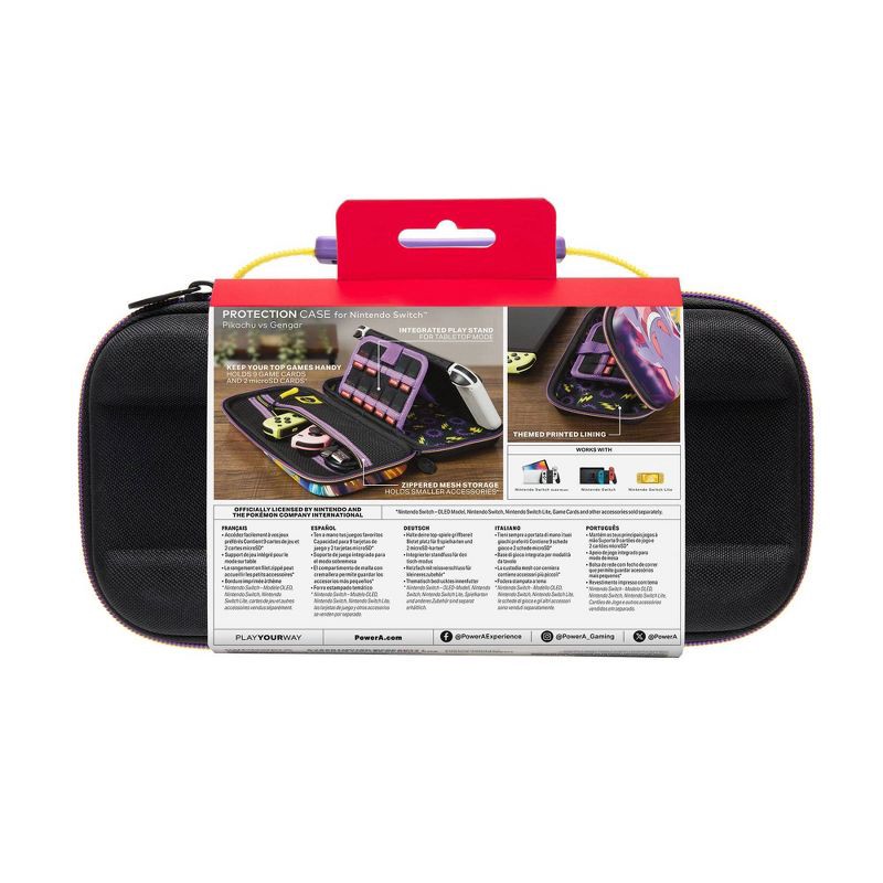 slide 10 of 11, PowerA Pikachu vs Gengar Protection Case for Nintendo Switch, 1 ct
