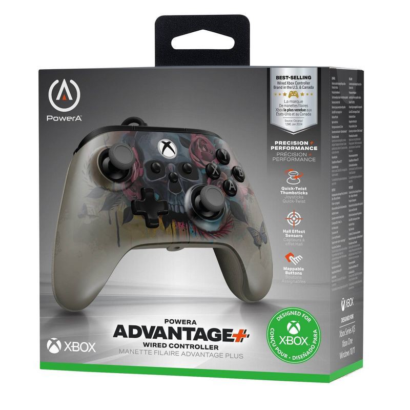 slide 10 of 12, PowerA Bloom & Gloom Advantage Plus Wired Controller - Xbox Series X|S: USB, Microsoft Compatible, 1 ct
