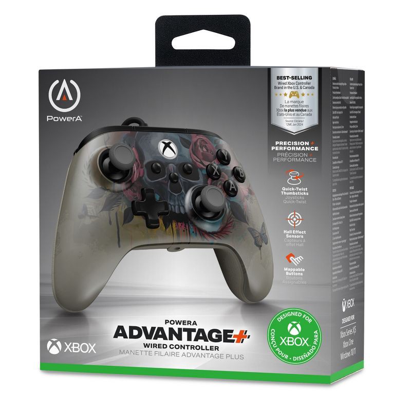 slide 11 of 12, PowerA Bloom & Gloom Advantage Plus Wired Controller - Xbox Series X|S: USB, Microsoft Compatible, 1 ct