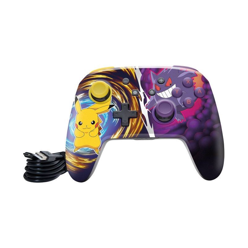 slide 7 of 10, PowerA Pikachu vs Gengar Enhanced Wireless Controller - Nintendo Switch: USB & Bluetooth, 1 ct