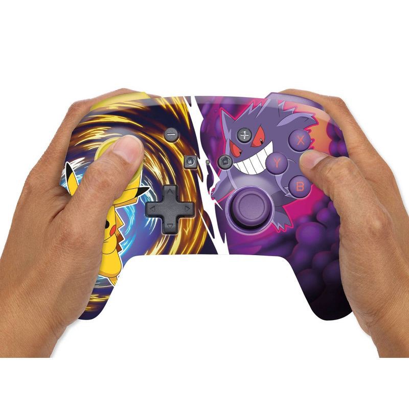 slide 8 of 10, PowerA Pikachu vs Gengar Enhanced Wireless Controller - Nintendo Switch: USB & Bluetooth, 1 ct