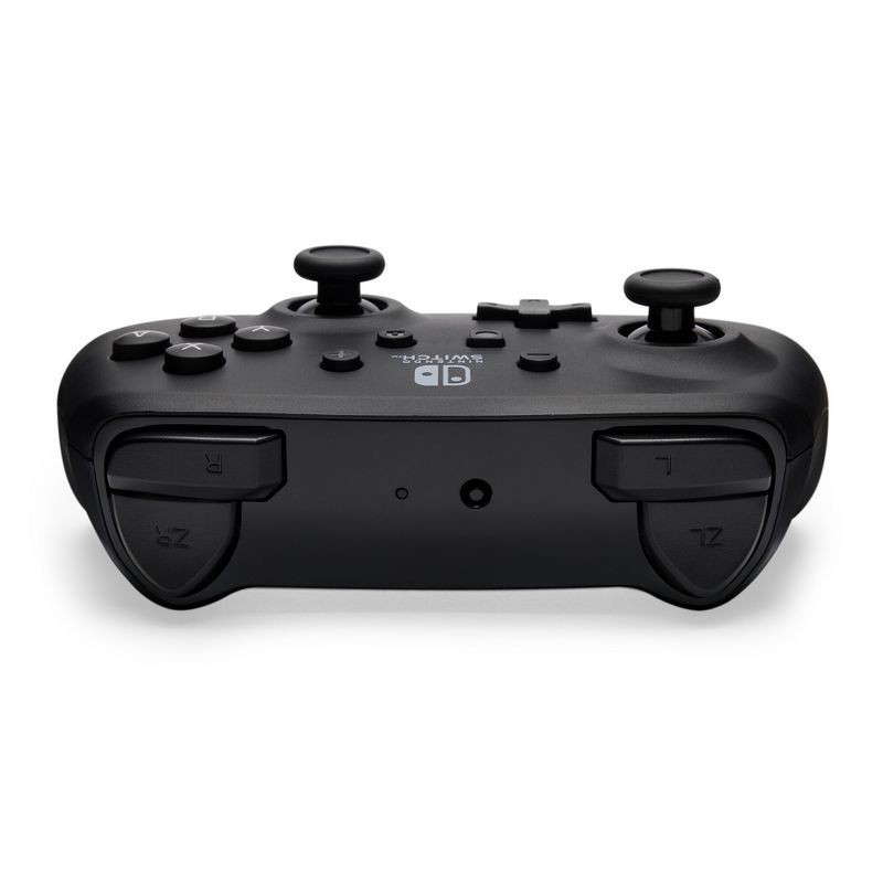 slide 6 of 10, PowerA Jet Black Wireless Controller - Nintendo Switch: Bluetooth, USB, Standard Controller, 1 ct