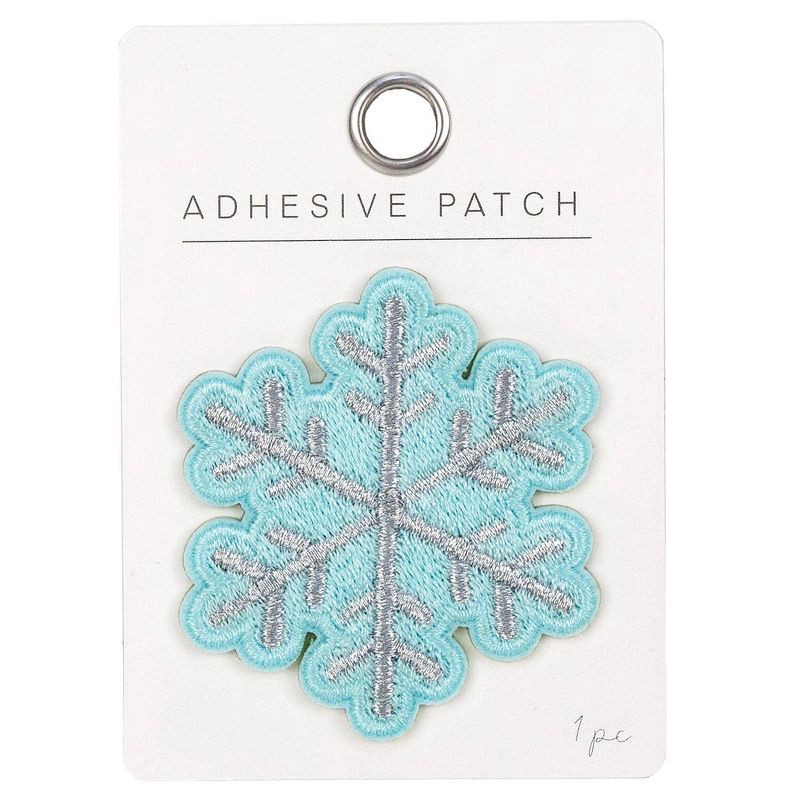 slide 1 of 5, Horizon Group Personalization Adhesive Patch Icon Snowflake, 1 ct