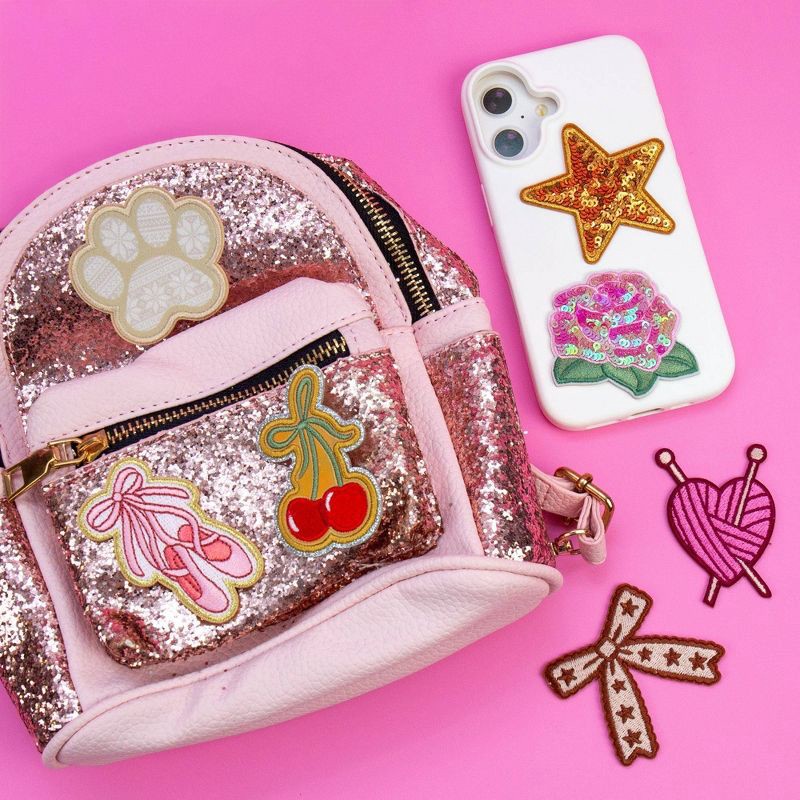 slide 3 of 5, Horizon Group Personalization Adhesive Patch Icon Pink Flower, 1 ct