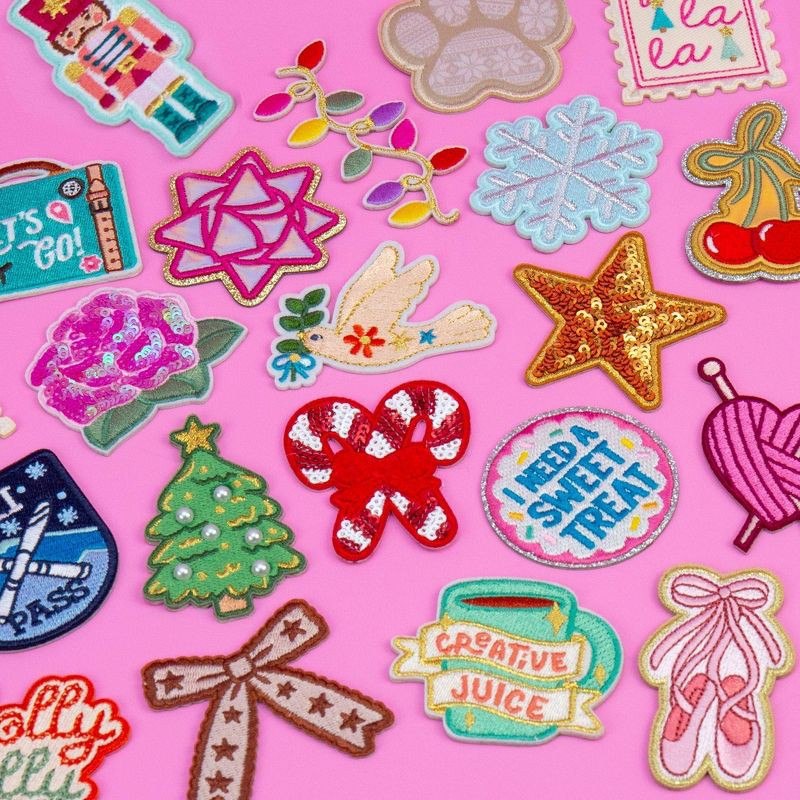 slide 2 of 5, Horizon Group Personalization Adhesive Patch Icon Candy Canes, 1 ct