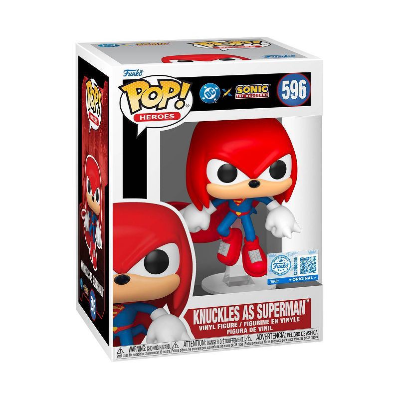 slide 2 of 2, Funko POP! Heroes: DC Justice League and Sonic Knuckles/Superman Figure, 1 ct