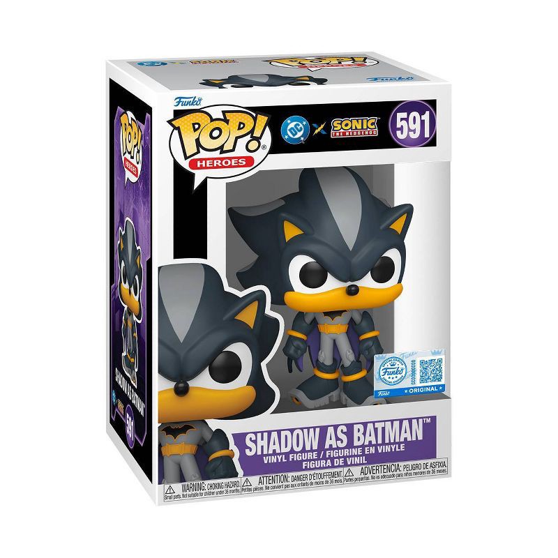 slide 2 of 2, Funko POP! Heroes: DC Justice League and Sonic Shadow/Batman Figure, 1 ct