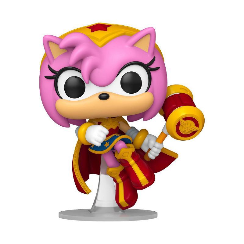 slide 2 of 2, Funko POP! Heroes: DC Justice League and Sonic Amy Rose/WW Figure, 1 ct